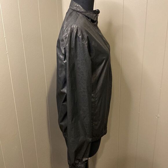 Nike The Athletic Dept. Medium Dark Gray Rain Wind Breaker Full Zip Jacket - Picture 3 of 7